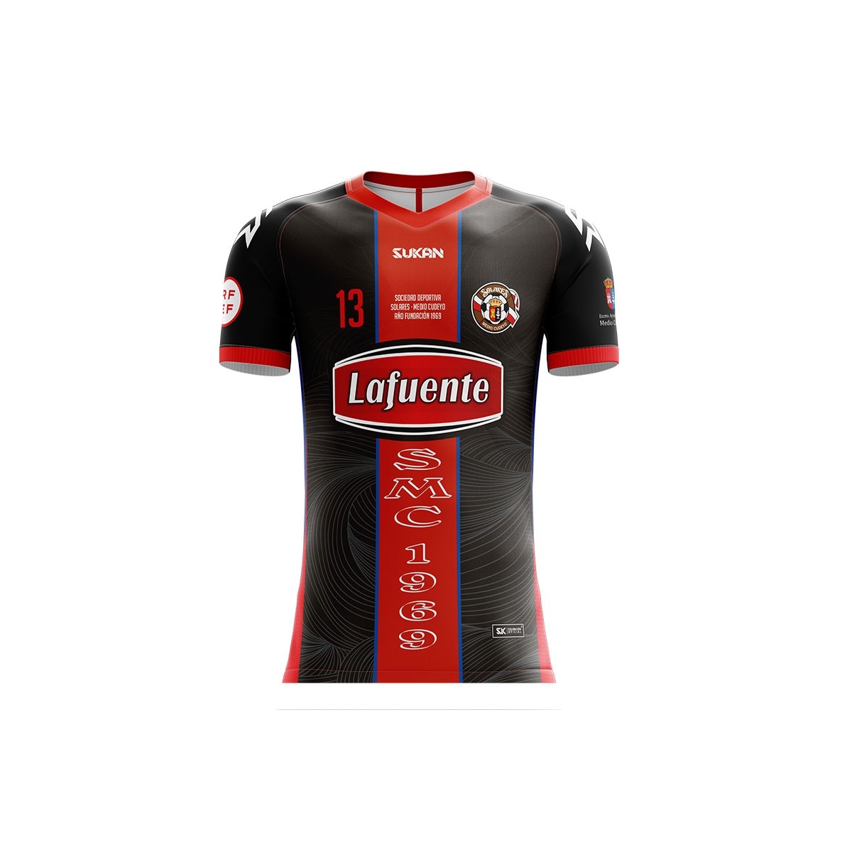 CAMISETA PORTERO NEGRA SD SOLARES