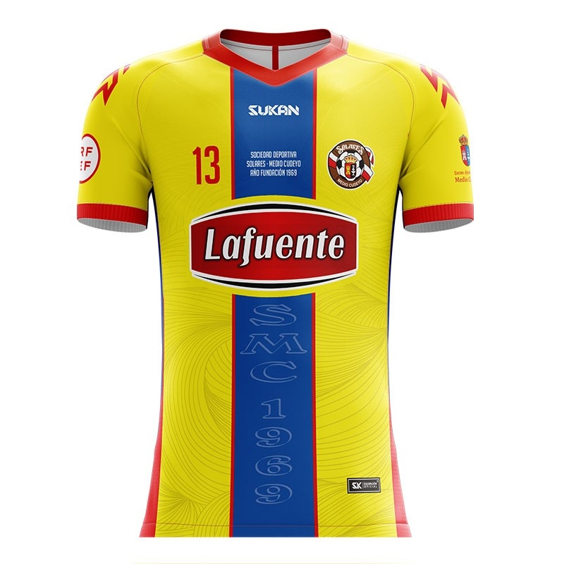 CAMISETA PORTERO AMARILLA SD SOLARES