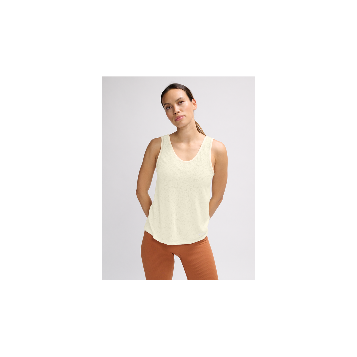 CAMISETA TIRANTES HUMMEL WHITECAP GRAY LIGHT BURNOUT TANKTOP