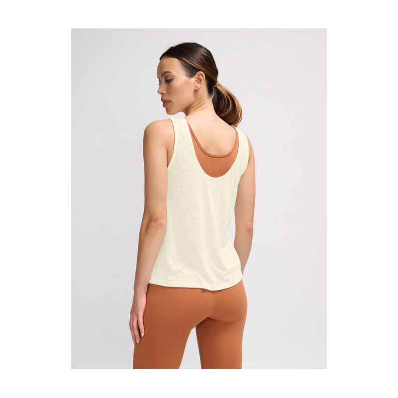 CAMISETA TIRANTES HUMMEL WHITECAP GRAY LIGHT BURNOUT TANKTOP