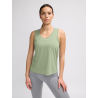 CAMISETA TIRANTES HUMMEL SEAGRASS GRAY LIGHT BURNOUT TANKTOP