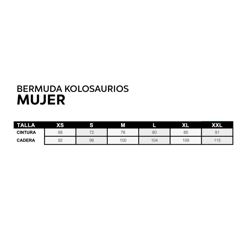BERMUDA MUJER KOLOSAURIOS MUSKIZ
