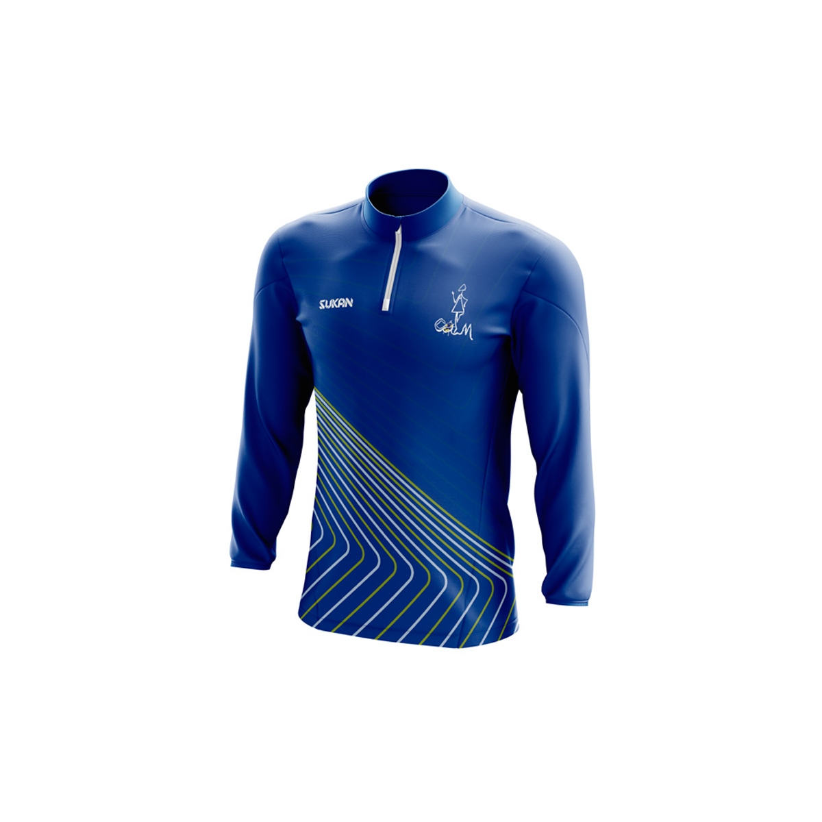 SUDADERA 1/2 ZIP ATLETISMO MIERES
