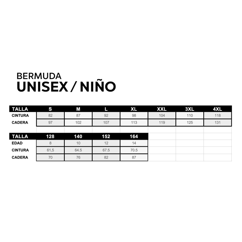BERMUDA UNISEX MUSKIZ ESKUBALOIA